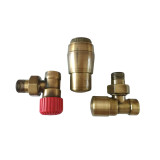 Angle thermostatic valves for radiators