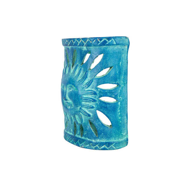 Cenot L - Mexican clay wall lamp