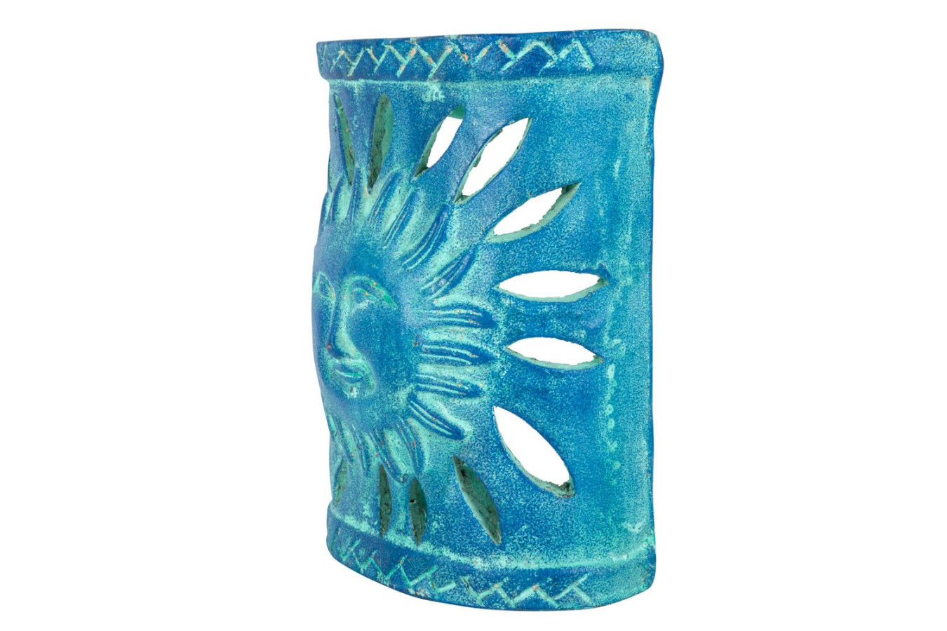 Cenot L - Mexican clay wall lamp