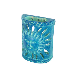 Cenot L - Mexican clay wall lamp