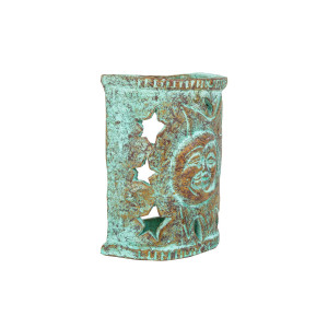 Cenot M - Mexican clay wall lamp