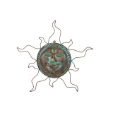 Sol Tierro - clay sun from Mexico with metal elements