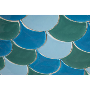 Fish scale - "Laguna Agua Brava" tile set from the "Water" series