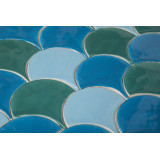 Fish scale - "Laguna Agua Brava" tile set from the "Water" series