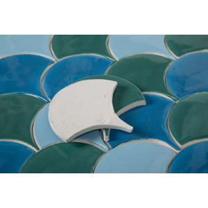 Fish scale - "Laguna Agua Brava" tile set from the "Water" series