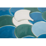 Fish scale - "Laguna Agua Brava" tile set from the "Water" series