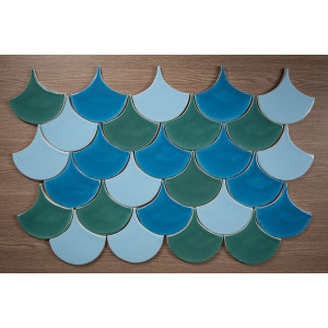 Fish scale - "Laguna Agua Brava" tile set from the "Water" series