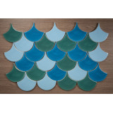 Fish scale - "Laguna Agua Brava" tile set from the "Water" series