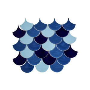 Fish scale - "Veracruz Coast" tile set from the "Water" series