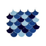Fish scale - "Veracruz Coast" tile set from the "Water" series