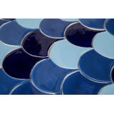 Fish scale - "Veracruz Coast" tile set from the "Water" series