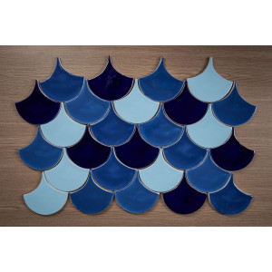 Fish scale - "Veracruz Coast" tile set from the "Water" series