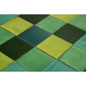 Verta - Patchwork of single-colour tiles - 90 pcs, 1 m2