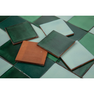 Verna - Patchwork of single-color tiles - 90 pcs, 1 m2.