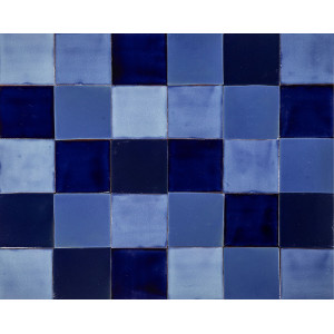 Azula - Patchwork of single-colour tiles - 90 pcs, 1 m2