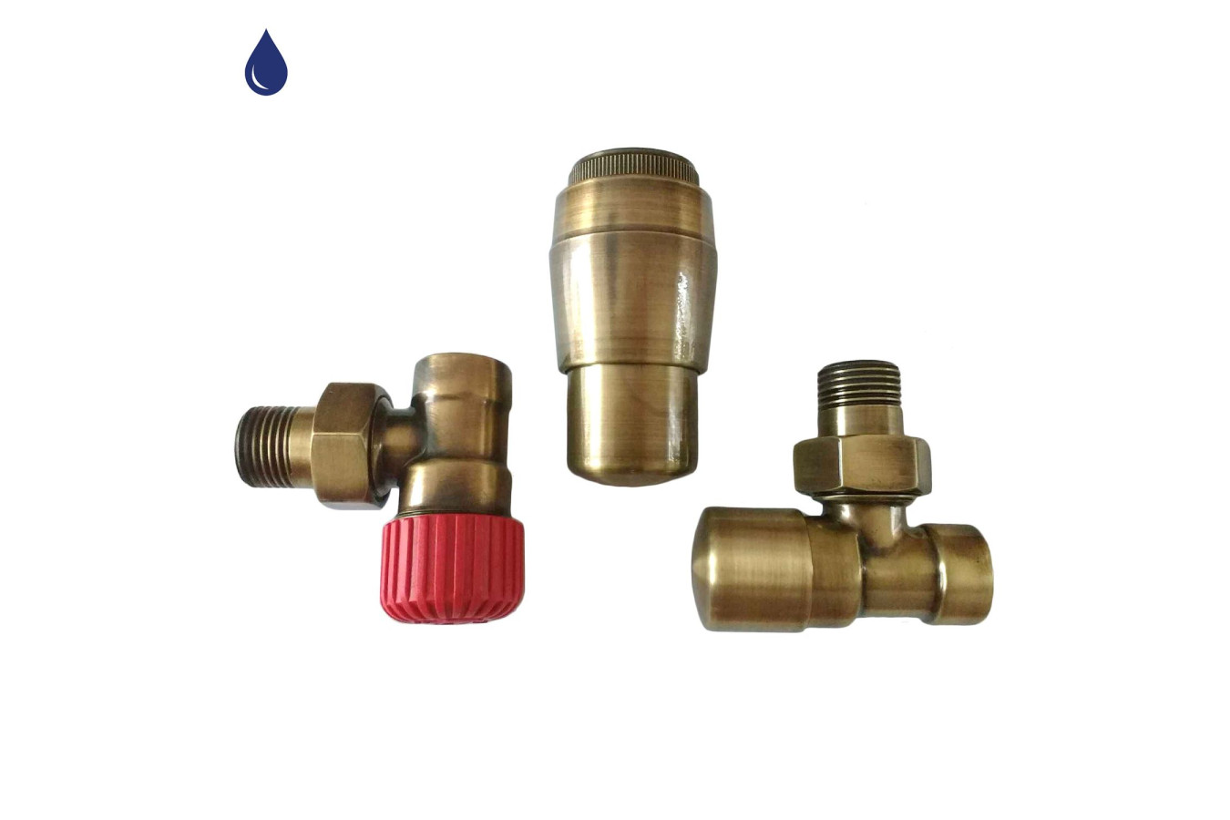 Angle thermostatic valves for radiators
