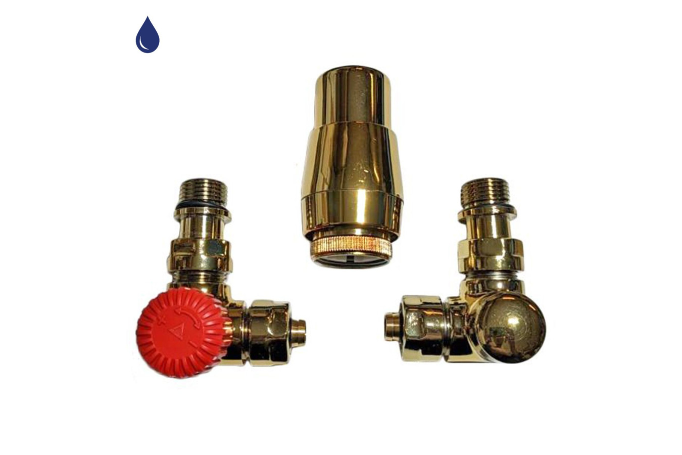 Axial thermostatic valves for radiators