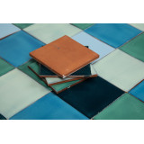 Azuta - patchwork of single-colour tiles - 90 pcs, 1 m2