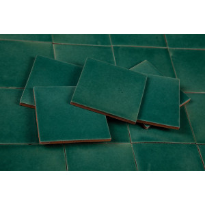 Verde Rana - green ceramic monocolour tiles