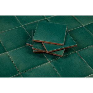 Verde Rana - green ceramic monocolour tiles