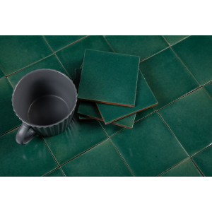 Verde Rana - green ceramic monocolour tiles