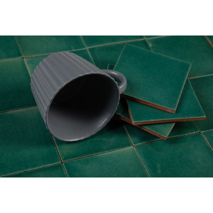 Verde Rana - green ceramic monocolour tiles