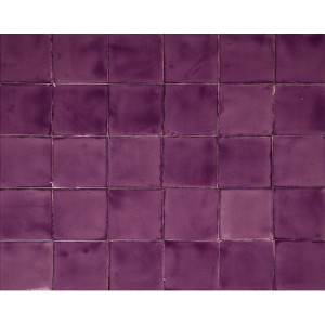 Lila Deslavado - Talavera purple single colour tiles