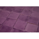 Lila Deslavado - Talavera purple single colour tiles