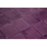 Lila Deslavado - Talavera purple single colour tiles