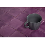Lila Deslavado - Talavera purple single colour tiles