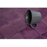 Lila Deslavado - Talavera purple single colour tiles