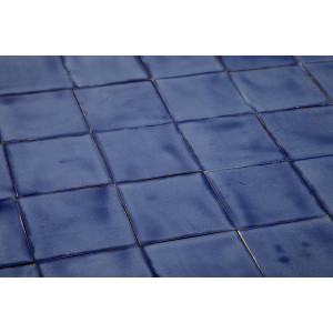 Azul Mezclilla Fuerte azur - Talavera single-colour tiles