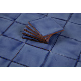 Azul Mezclilla Fuerte azur - Talavera single-colour tiles