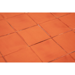 Naranja Deslavado orange - single - color Talavera tiles