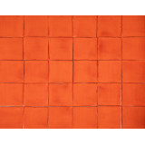 Naranja Deslavado orange - single - color Talavera tiles