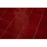 Roja Cereza red - Talavera red single colour tiles