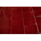 Roja Cereza red - Talavera red single colour tiles