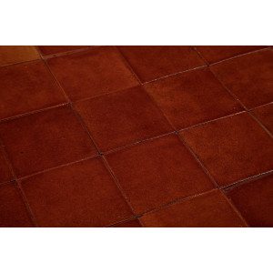Caramelo maroon - Talavera plain colour tiles - 90 pieces