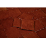 Caramelo maroon - Talavera plain colour tiles - 90 pieces