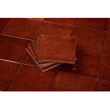 Caramelo maroon - Talavera plain colour tiles - 90 pieces