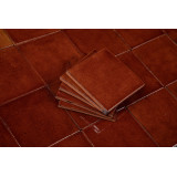Caramelo maroon - Talavera plain colour tiles - 90 pieces