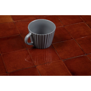 Caramelo maroon - Talavera plain colour tiles - 90 pieces