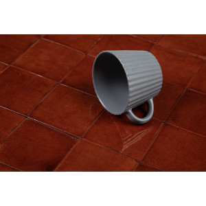 Caramelo maroon - Talavera plain colour tiles - 90 pieces