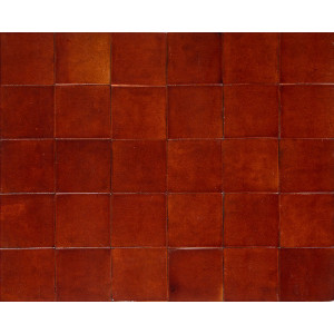 Caramelo maroon - Talavera plain colour tiles - 90 pieces