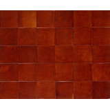 Caramelo maroon - Talavera plain colour tiles - 90 pieces