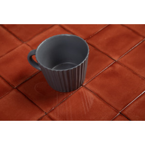 Terracota Deslavado rust - Talavera single colour tiles - 90 pieces