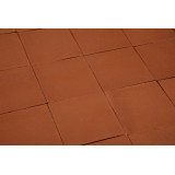 Terracota Liso brick-red - Talavera single colour tiles - 90 pieces