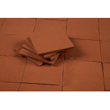 Terracota Liso brick-red - Talavera single colour tiles - 90 pieces