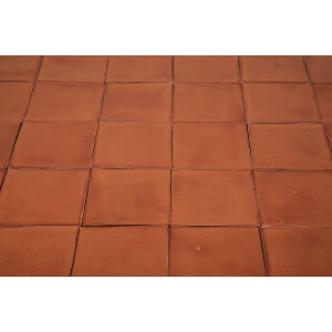 Deslavado melon - Talavera single colour tiles - 90 pieces