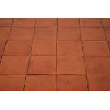 Deslavado melon - Talavera single colour tiles - 90 pieces